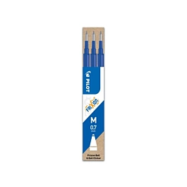 Pilot FriXion Ball Set 3 Gel-Tintenroller Nachfüllung Blau 0,7mm