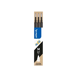 Pilot FriXion Ball Set 3 Gel-Tintenroller Nachfüllung Schwarz  0,7mm
