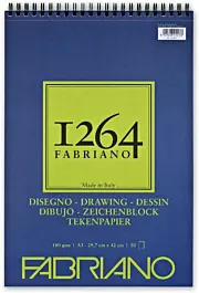Fabriano A3 180g/m² Spiral-Zeichenblock 1264