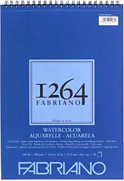 Fabriano 1264 Spiral Aquarellblock 27,9x38,1cm 300g/m²