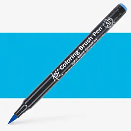 Rotulador Koi Colouring Brush Pen Azul Agua Sakura