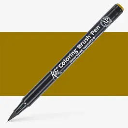 Rotulador Koi Colouring Brush Pen Ochre Crudo Sakura