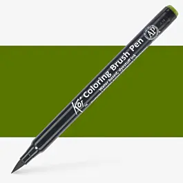 Rotulador Koi Colouring Brush Pen Verde Vejiga Sakura
