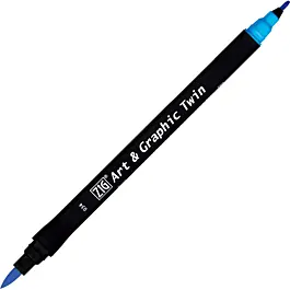 Zig Art and Graphic Twin 034 Cobalt Blue Marker Pen