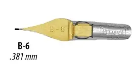 Speedball B6 Round Nib