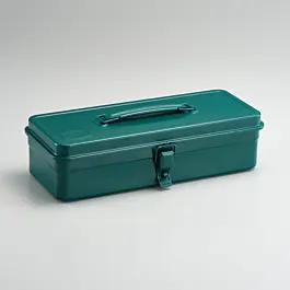 Arca de ferramentas antiga verde T-320 Toyo Steel