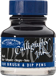Kalligrafie-inkt 030 Zwart Winsor &amp; Newton 30ml