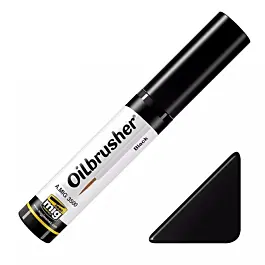 Ammo Oil paint 3500 black with OilBrusher applicator brush 10ml
