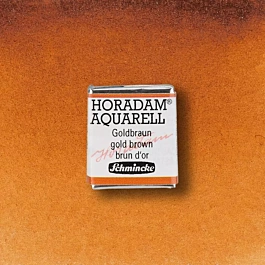Schmincke Horadam Aquarell Halb Godet Goldbraun 654 