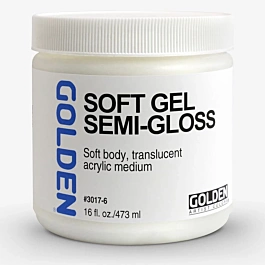 Gel medio morbido acrilico semi lucido Golden 473ml