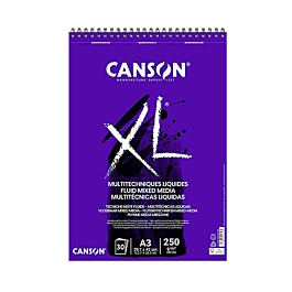 Canson Fluid Mixed Media Fine-grain A3 250g/m² Pad