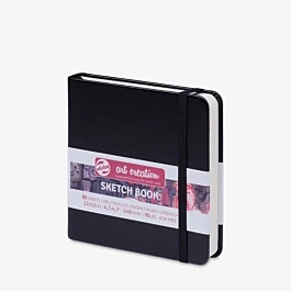 Cuaderno Sketch Book Negro ArtCreation 140g/m² 12x12cm
