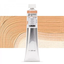 Rode zandolie tube 202 Akademie Öl Schmincke 200ml