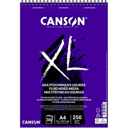 Canson Fluid Mixed Media feinkörniger A4 250g/m² Block