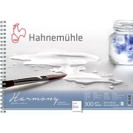 Bloco aquarela espiral de grão grosso Harmony Hahnemühle A3 300gr/m2