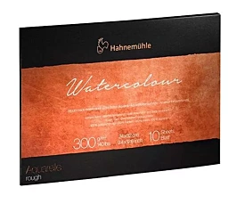 La Collection Hahnemühle bloc aquarelle gros grains 24x32cm 300gr/m2