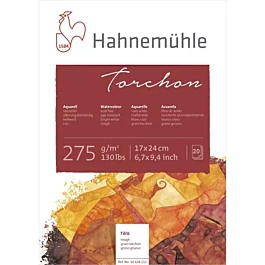 Hahnemühle Torchon coarse grain watercolour pad 17x24cm 275g/m²