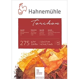 Hahnemühle Torchon coarse grain watercolour pad 12x17cm 275g/m²