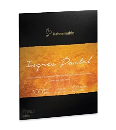 Bloc blanco Ingres Pastel Hahnemühle 30x40cm 100g/m²