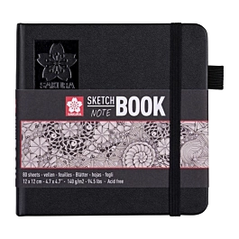 Sakura Tekenblok Crème 80H 12x12cm 140g/m²