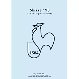 Carnet de croquis Skizze Hahnemühle A4 190gr/m2