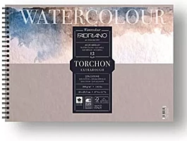 Torchon aquarel spiraalblok 24x32cm 300gr/m²