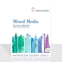 Hahnemühle Universal fine grain mixed media pad 30x40cm 310gr/m2