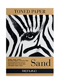 Blokgetint papier Zand A3 120g/m² Fabriano