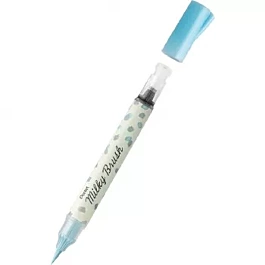 Rotulador Pastel Blue Milky Brush Pentel