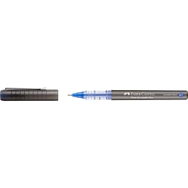 Caneta Rolo Azul Agulha de Tinta Livre 0.7 Faber Castell