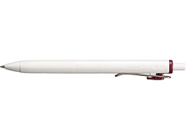 Una penna gel nera bordeaux Uni-ball