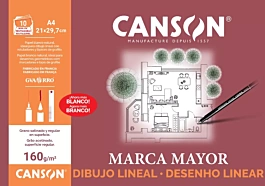 Canson Marca Mayor mini Set 10 Vellen Papier voor Lijntekening A4 160 g/m²