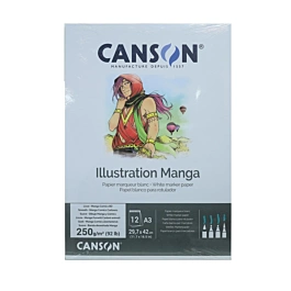Canson Illustratie 250 g / m² Pad 11,7 x 16,5 ”A-3