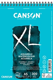 Bloc XL Acuarela Espiral Grano Fino Canson A5 300g/m²