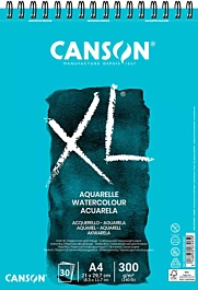 Bloc XL Acuarela Espiral Grano Fino Canson A4 300g/m²
