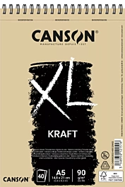 Bloc XL Kraft Espiral Verjurado Canson A5 90g/m²