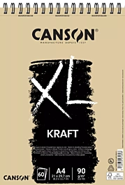 Bloc XL Kraft Espiral Verjurado Canson A4 90g/m²