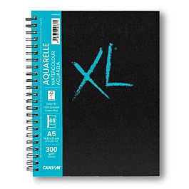 Canson XL Watercolour Pad Hard Cover 300g/m² A5