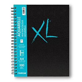 Canson XL Watercolour Pad Hard Cover 300g/m² A4