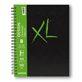Canson XL Drawing Pad Hard Cover 160g/m² A4