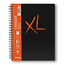 Canson XL Sketch Pad Hard Cover 90g/m² A5
