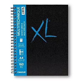 Canson XL Mix-Media Light Pad Hard Cover 160g/m² A4