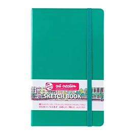 Cuaderno Sketch Book Verde Bosque ArtCreation 140g/m² 13x21cm