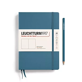 Cuaderno Medium azul piedra liso Leuchtturm1917 A5