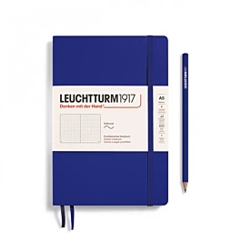 Carnet de notes médium bleu à encre pointillée couverture souple Leuchtturm1917 A5