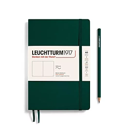 Quaderno medio con copertina morbida verde foresta Leuchtturm1917 A5