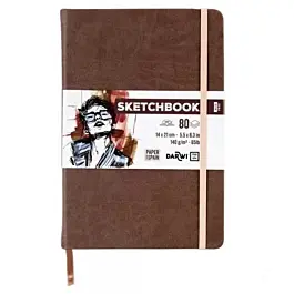 Caderno de esboços castanho For You Darwi 14x21 cm, 140 g