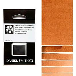 Daniel Smith Extra-Fine Watercolour, Burnt Sienna, half godet
