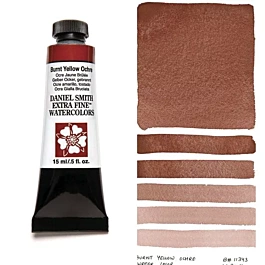 Daniel Smith Extra-Fine Watercolour, Burnt Yellow Ochre, S.2 tube, 15ml
