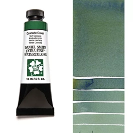 Daniel Smith Extra-Fine Watercolour, Cascade Green, S.1 tube, 15ml